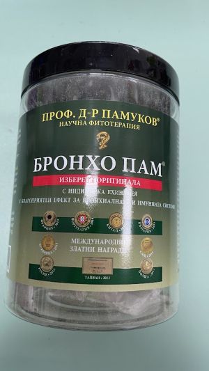 БРОНХО ПАМ ЧАЙ 30 филтърни пакетчета на ПРОФ.Д-Р ПАМУКОВ-зелен